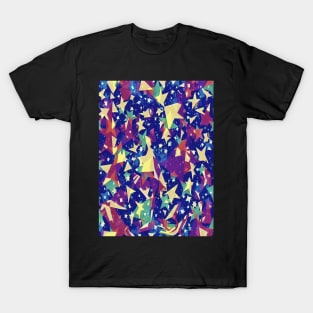 Abstract Starry Night Sky T-Shirt